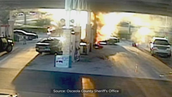 Video: Happening today: Osceola County sheriff to discuss gas station fire that severely burned man