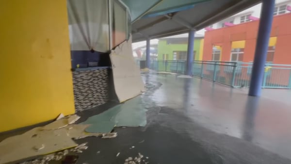 Video: Volusia County coast pounded and buildings damaged by Hurricane Ian in Daytona Beach
