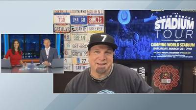WATCH: Garth Brooks chats with Channel 9 about upcoming Orlando concert