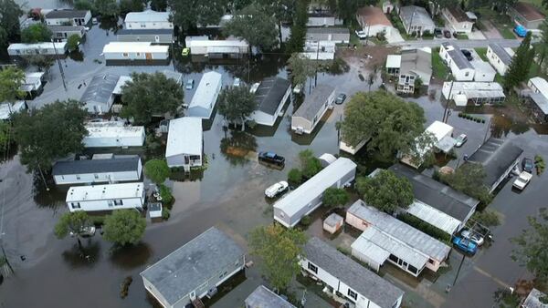 Homes remain flooded by Hurricane Ian in Orange County’s Orlo Vista neighborhood
