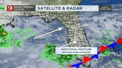 Rain moves in ahead of storm system