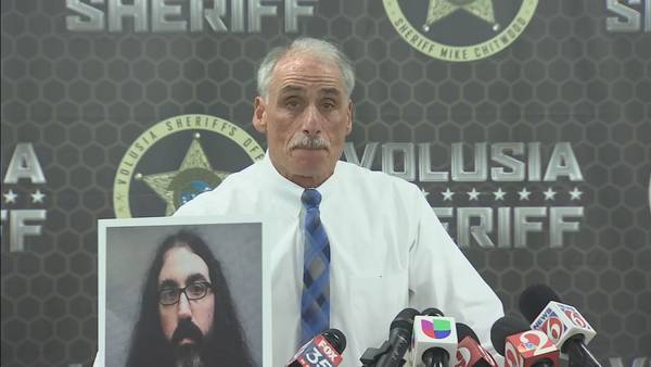 Video: Man accused of threatening to kill Volusia County sheriff arrested in New Jersey