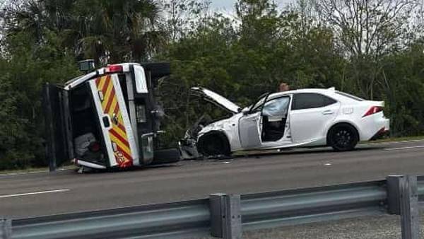 Brevard District Chief injured in accident along I-95