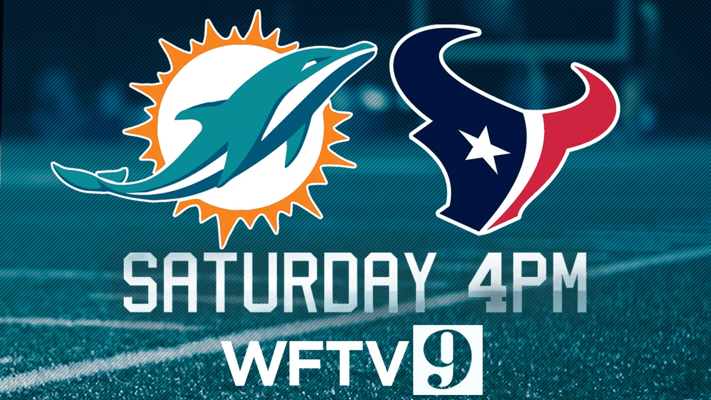 NFL preseason: Watch the Dolphins take on the Texans today on Channel 9 –  WFTV