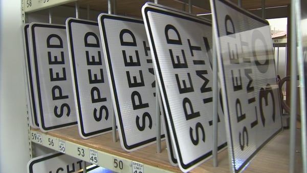 Seeing signs: Have a look inside Orange County's traffic sign production facility
