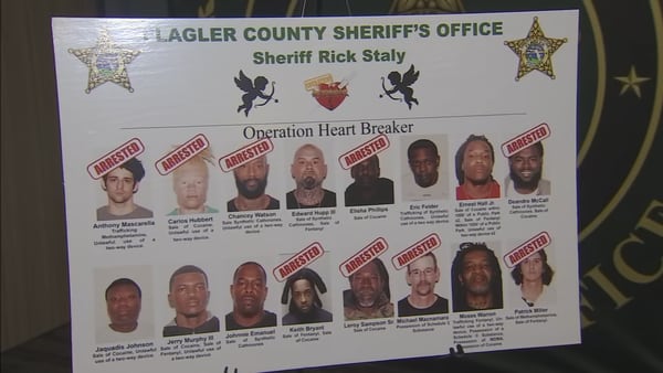 ‘Operation Heart Breaker’: Dozens arrested in undercover operation targeting suspected drug dealers