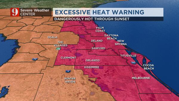Excessive heat warnings continue as Central Florida heads back to school