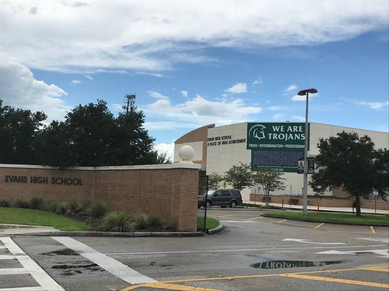 Evans High School in Orlando, Florida