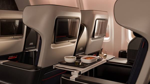 Delta debuts new design for aircraft interiors to celebrate centennial anniversary