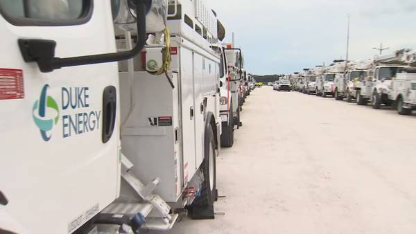 Video: Hurricane Idalia: Duke Energy crews in Sumter County ready to respond to power outages