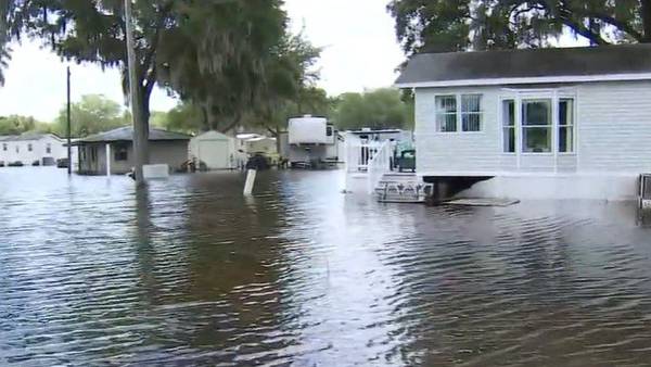VIDEO: Central Florida RV park underwater after severe flooding, county says it’s not their responsibility