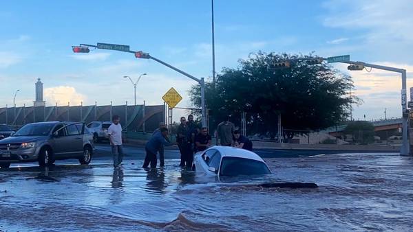 Sinkhole in Texas swallows car; woman rescued moments before