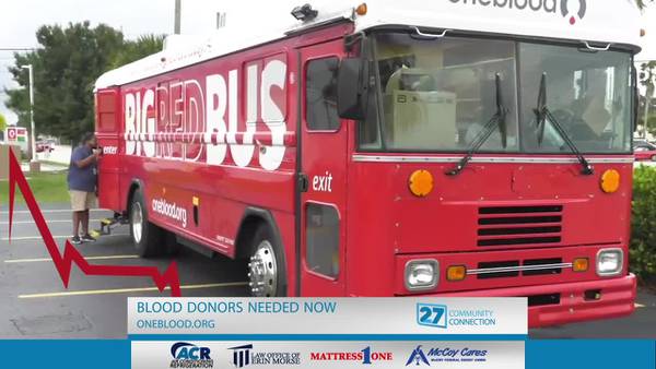 Blood Donors Needed Now