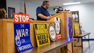 Photos: Disney unions urge workers to reject contract offer