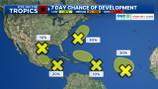 NHC tracking 5 tropical waves, development chances remain low