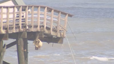 Flagler Beach pier suffers damage after Hurricane Ian