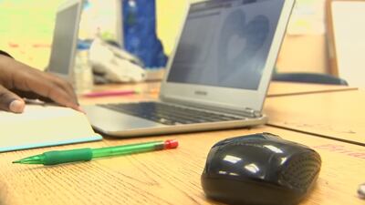 Photos: Orange County parents upset over fines they received after returning their child’s school laptop
