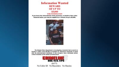 Reward offered for information in murder near downtown Orlando