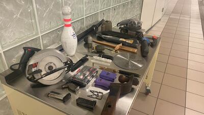 Photos: TSA shows off prohibited items left behind at security checkpoints