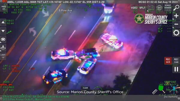Video: 14-year-old arrested after high-speed chase with deputies in Marion County