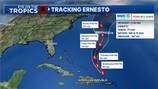 Hurricane Ernesto forms as it brings heavy rainfall to Puerto Rico