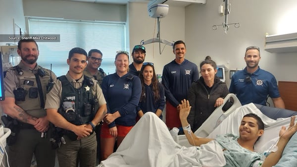 ‘Full recovery’: Sheriff praises staff who rescued lifeless man from Volusia County surf