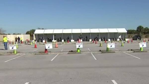 VIDEO: Temporary COVID-19 testing site opens in Osceola County