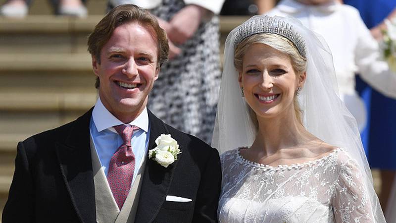 Lady Gabriella is the daughter of Prince Michael. Prince Michael is the first cousin of the late Queen Elizabeth.