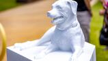 Namesake of Marion County’s animal abuser registry law memorialized with statue