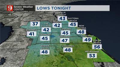 Expect another cold evening tonight; see your weekend forecast