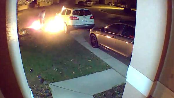 Video: Caught on camera: Arsonist firebombs several cars in DeBary neighborhood
