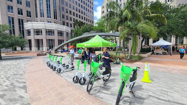 Photos: Lime partners with Orlando Bike Coalition to help make streets safer for pedestrians and bikers
