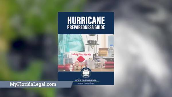 VIDEO: Attorney General Moody urges Floridians to prepare for a busy hurricane season