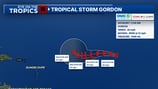 Tropical Storm Gordon forms in the Atlantic