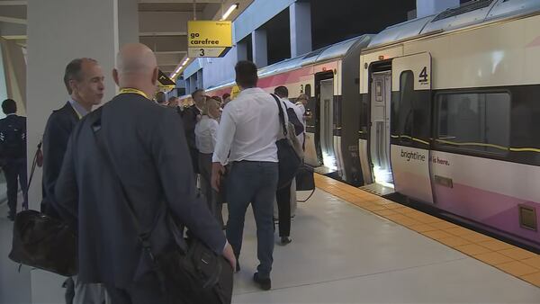 Photos: Brightline begins high-speed train service between Orlando and South Florida
