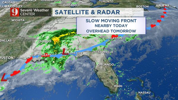 Wet weekend ahead for Central Florida as front moves in