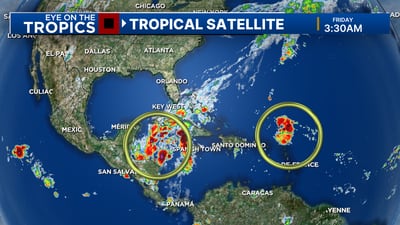 Disturbance in Caribbean could become next named tropical system