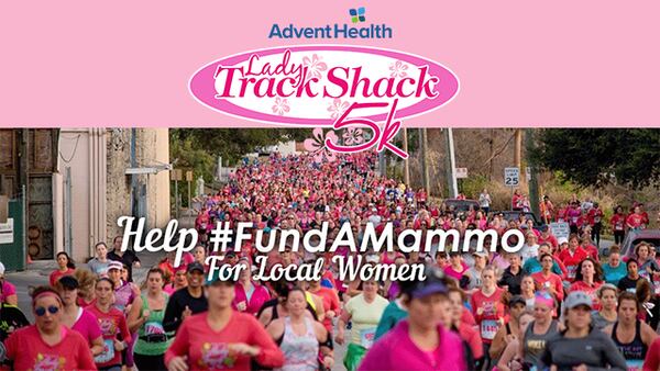 Help fund a mammogram for local women! (Lady Track Shack 5K)