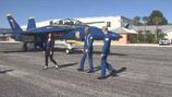 Blue Angels fly into Central Florida ahead of their upcoming tour