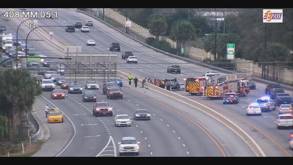 Hit-and-run rollover crash causes major delays on SR 408 in Orange County