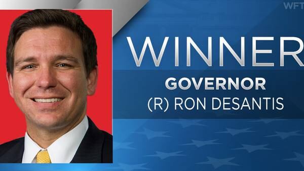 DeSantis projected winner against Crist in Florida governor race