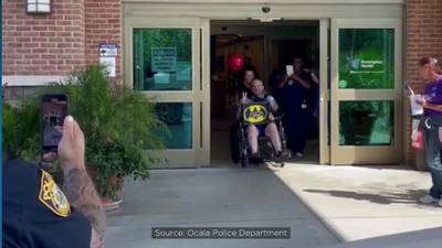 Ocala officer injured during pursuit of hit & run driver released from hospital