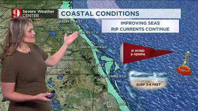 Warm and sunny Sunday ahead, dangerous rip currents at the beaches 