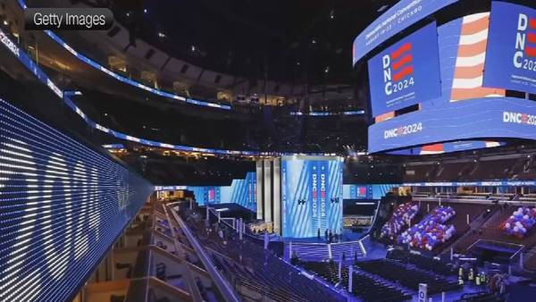 Stage set for Day 1 of Democratic National Convention in Chicago