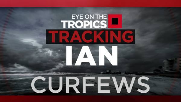 Hurricane Ian: Curfews to take effect in some Central Florida counties