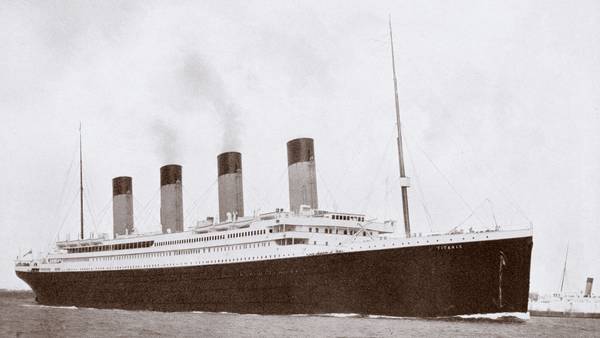 New Titanic images show partially railing gone, statue rediscovered