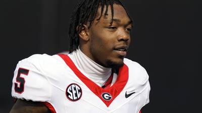 Georgia wide receiver Rara Thomas suspended following arrest on cruelty to children, battery charges
