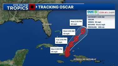 Tropical Storm Oscar brings heavy rains and winds to eastern Cuba