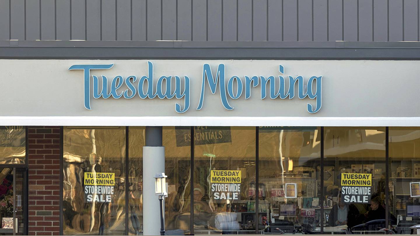 Tuesday Morning is closing 3 Coast locations and all stores