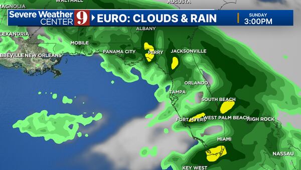 Cold front to bring rain, storms to Central Florida this weekend